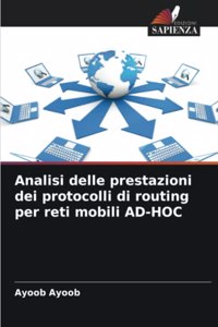 Analisi delle prestazioni dei protocolli di routing per reti mobili AD-HOC