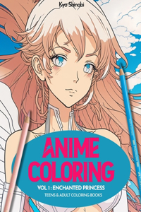 Anime Coloring Book