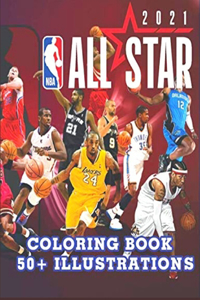 NBA All Star Coloring Book 50+illustrations