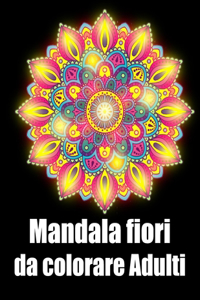 Mandala fiori da colorare adulti