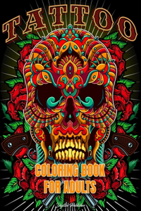 Tattoo Coloring Book For Adults