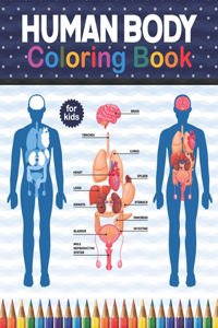Human Body Coloring Book For Kids