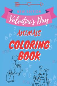 Valentine's Day Animal Coloring Book