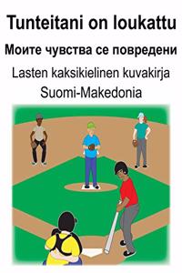 Suomi-Makedonia Tunteitani on loukattu/Моите чувства се повредени Lasten kaksikielinen kuvakirja