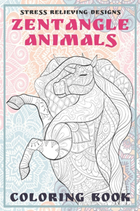 Zentangle Animals - Coloring Book - Stress Relieving Designs