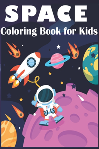 Space Coloring Book For Kids