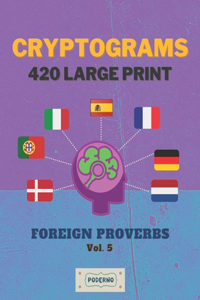 Cryptograms 420 Large Print