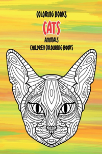 Coloring Books Animals - Children Colouring Books - Cats