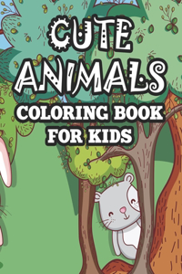 Cute Animals Coloring Book For Kids