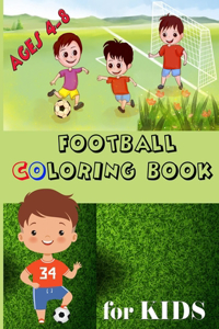 Football Coloring Books for Kids Ages 4-8