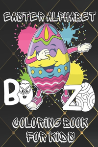 Easter alphabet Coloring book for kids