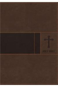 NIV, Gift Bible, Leathersoft, Brown, Indexed, Red Letter Edition