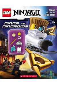 Lego Ninjago: Ninja vs. Nindroid Activity Book (with Minifigure)