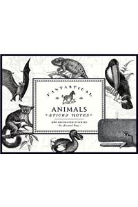 Alice Scott Vintage Prints Fantastical Animals Sticky Notes