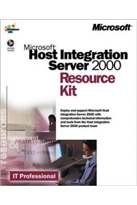 Microsoft  Host Integration Server 2000 Resource Kit (Pro-Resource Kit)