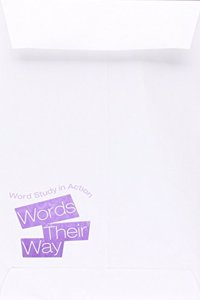 Words Their Way Note Envelope 2005c