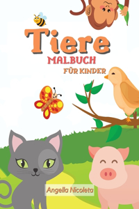 Tiere Malbuch für Kinder