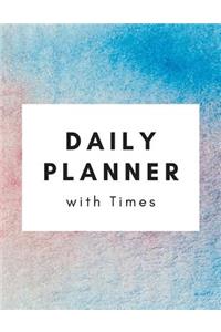 Daily Planner with Times