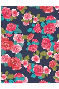Red Roses Floral Pattern