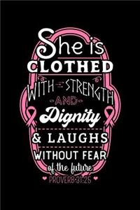 She Is Clothed With Strenght And Dignity & Laughs Without Fear Of The Future