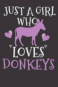 Donkey Girl Gift Notebook