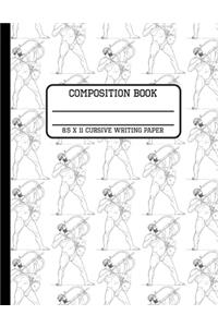 Composition Book Cursive Writing Paper