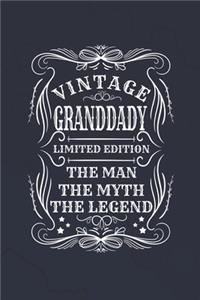 Vintage Granddady Limited Edition The Man The Myth The Legend