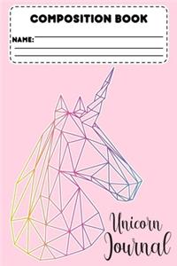 Composition Book Unicorn Journal