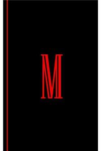 Monogram Letter M Journal