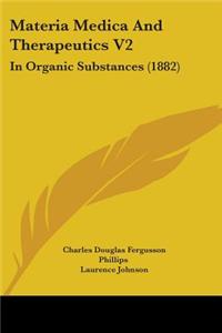 Materia Medica And Therapeutics V2