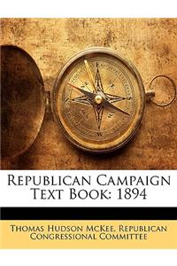 Republican Campaign Text Book
