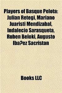 Players of Basque Pelota