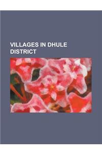 Villages in Dhule District