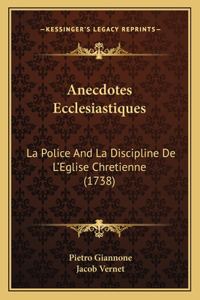 Anecdotes Ecclesiastiques