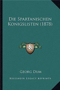 Spartanischen Konigslisten (1878)