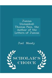 Junius Unmasked