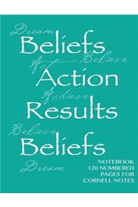 Notebook 120 numbered pages for Cornell Notes