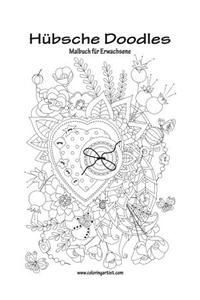 Hubsche Doodles Malbuch Fur Erwachsene 1