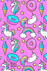 Unicorn Notebook Cute Kawaii Notebook with Unicorns & Rainbows