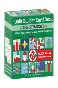 Quilt Builder Card Deck Christmas Set