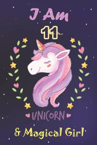 I am 11 & Magical Girl! Unicorn SketchBook