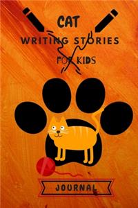 Cat Writing Stories for Kids Journal