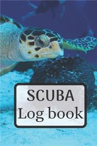 Scuba log book