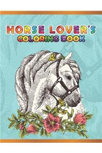 Horse Lover's Coloring Book