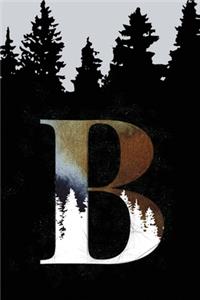Bullet Journal with Monogram Letter B