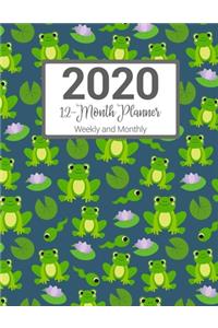 2020 12-Month Planner Weekly and Monthly