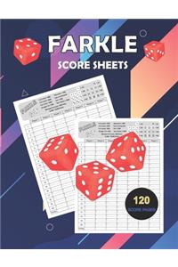 Farkle Score Sheet