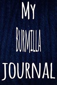 My Burmilla Journal