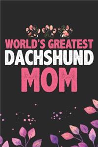 World's Greatest Dachshund Mom
