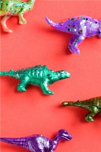 Sparkly Glitter Plastic Dinosaurs